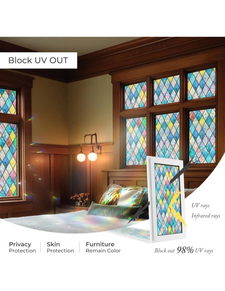 Película de Privacidad para Ventanas ADD.HERES 43.9x199.4 cm