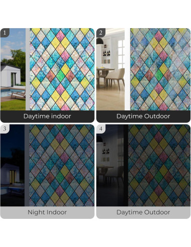 Película de Privacidad para Ventanas ADD.HERES 43.9x199.4 cm