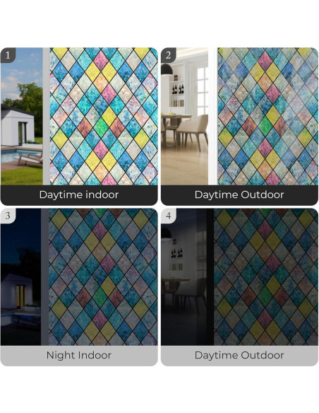 Película de Privacidad para Ventanas ADD.HERES 43.9x199.4 cm