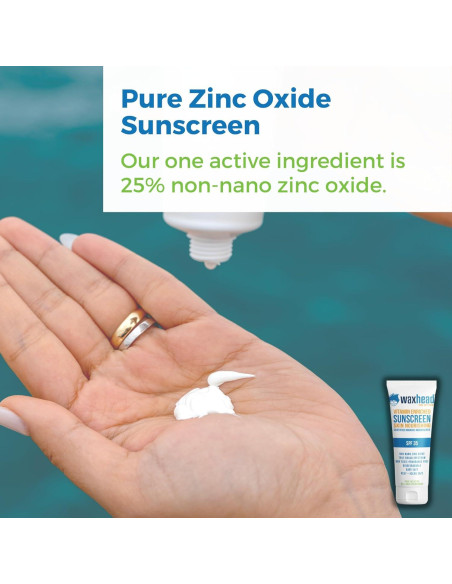 Protector Solar Mineral Waxhead 113g - Óxido de Zinc No Nano