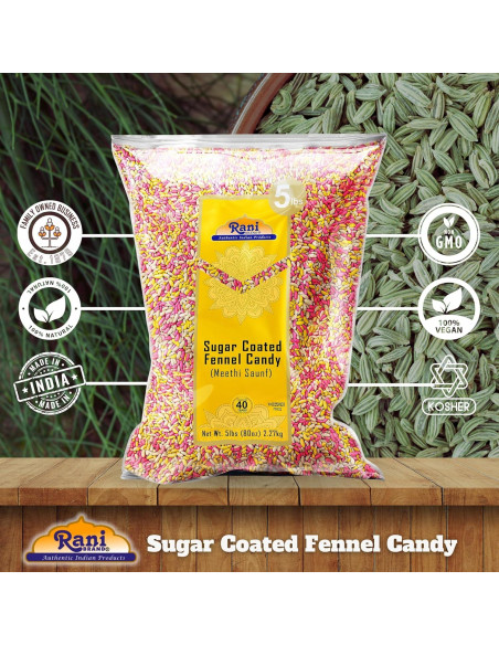 Caramelo de Hinojo Cubierto de Azúcar Rani 2.27kg