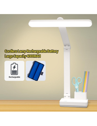 Lámpara de Mesa Inalámbrica Recargable 4000mAh 50 LED