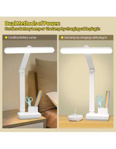 Lámpara de Mesa Inalámbrica Recargable 4000mAh 50 LED