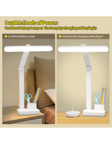 Lámpara de Mesa Inalámbrica Recargable 4000mAh 50 LED