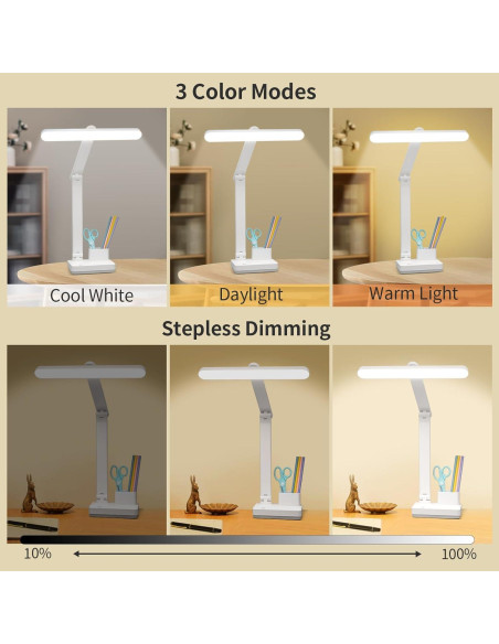 Lámpara de Mesa Inalámbrica Recargable 4000mAh 50 LED