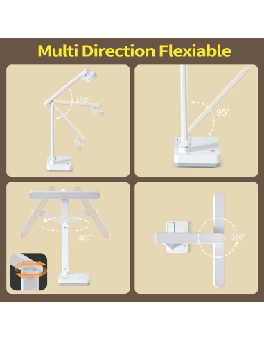Lámpara de Mesa Inalámbrica Recargable 4000mAh 50 LED
