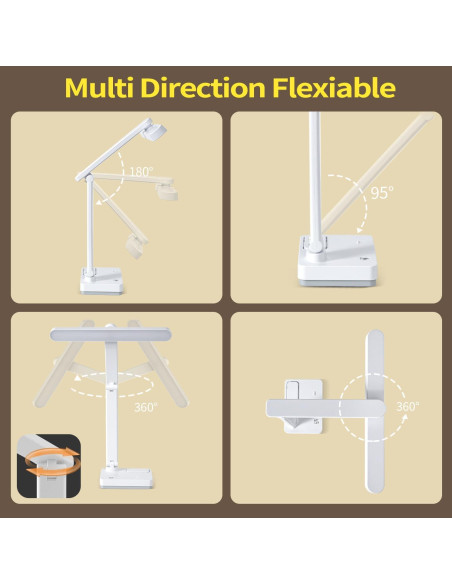 Lámpara de Mesa Inalámbrica Recargable 4000mAh 50 LED