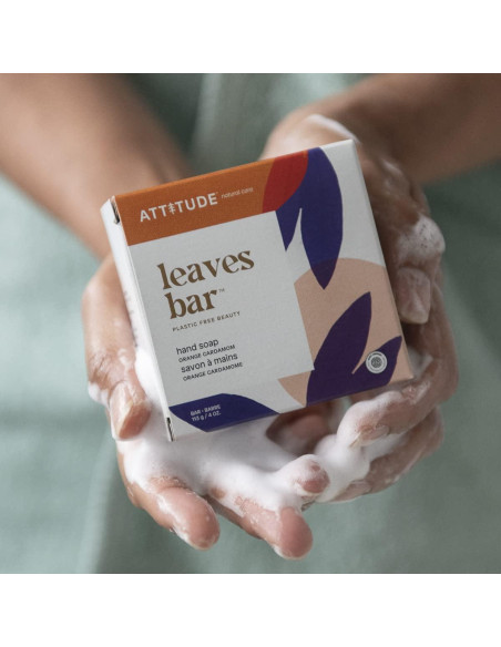 Jabón en barra ATTITUDE 113.4 g Cardamomo Naranja Vegano