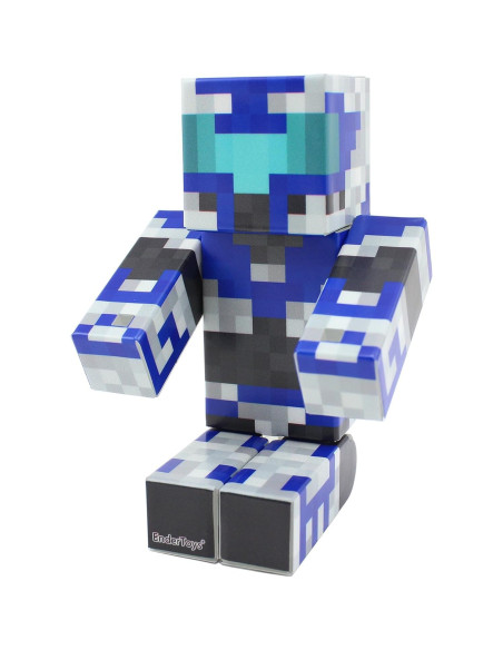 Figura de Acción Guerrero Azul EnderToys 10.16 cm Articulada