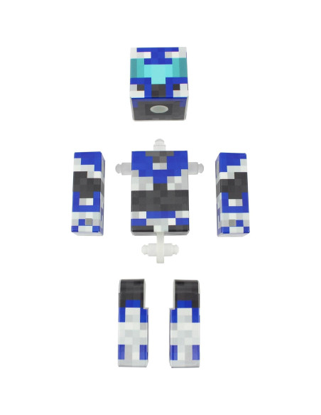 Figura de Acción Guerrero Azul EnderToys 10.16 cm Articulada