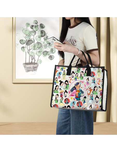 Bolsa Cruzada Mulan BG de Lona - 21.4x14.5cm, Ajustable