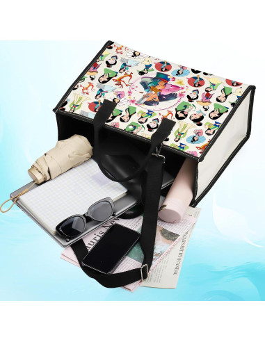 Bolsa Cruzada Mulan BG de Lona - 21.4x14.5cm, Ajustable