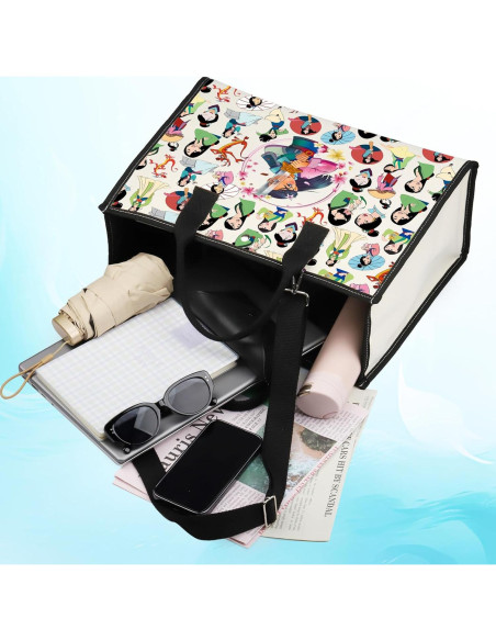 Bolsa Cruzada Mulan BG de Lona - 21.4x14.5cm, Ajustable