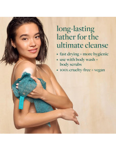 Red de Baño Exfoliante EcoTools - 1 Unidad, Ecológica y Vegana 2