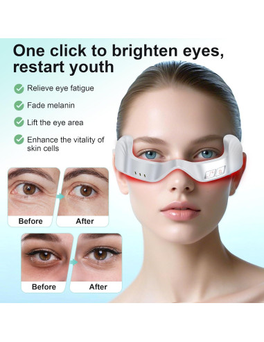 Gafas de Terapia de Luz Roja Luxulist MYY0001 650nm para Ojos