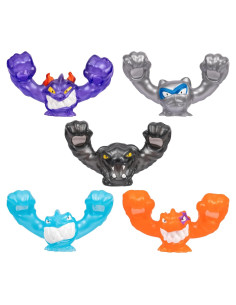 Heroes de Goo Jit Zu Paquete de 5 Goo-Slingers Cósmicos Metálicos