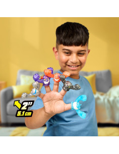 Heroes de Goo Jit Zu Paquete de 5 Goo-Slingers Cósmicos Metálicos 2
