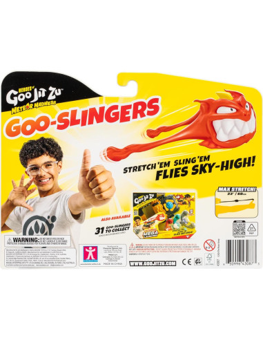 Heroes de Goo Jit Zu Paquete de 5 Goo-Slingers Cósmicos Metálicos