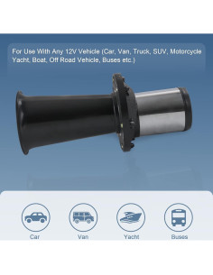 Claxon Antiguo AHOOGA JDMSPEED 12V 110DB Estilo Vintage 2