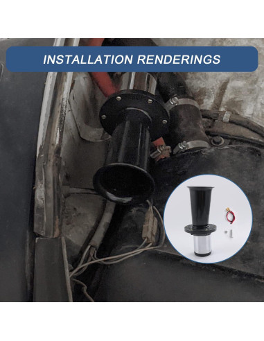 Claxon Antiguo AHOOGA JDMSPEED 12V 110DB Estilo Vintage