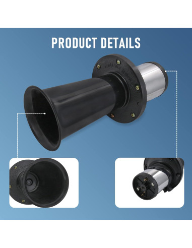 Claxon Antiguo AHOOGA JDMSPEED 12V 110DB Estilo Vintage