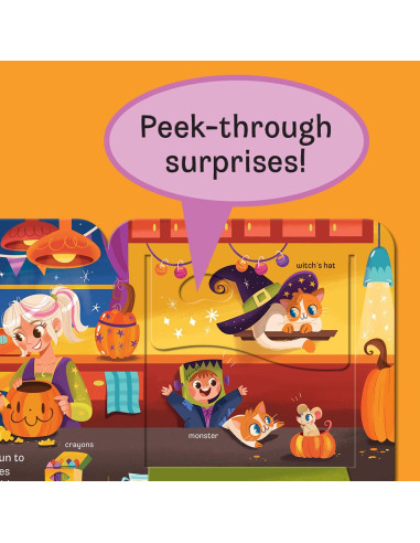 Boo Halloween Lift-a-Flap Board Book Ages 0-4