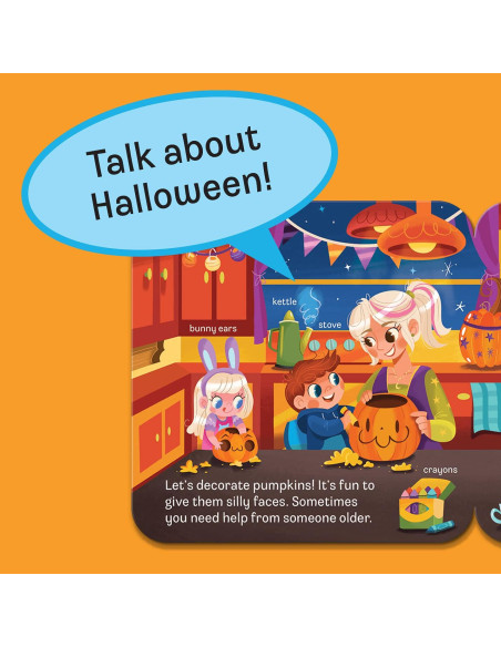 Boo Halloween Lift-a-Flap Board Book Ages 0-4