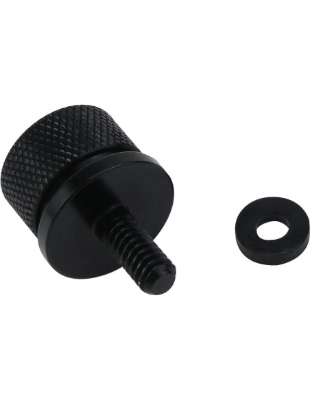 Tornillos de Asiento Antrader 4Pcs Aluminio Negro 1/4"-20