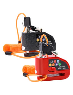 Juego de Candado de Disco de Alarma RUBY.Q 110dB 2 Piezas