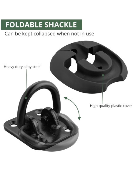 Anclaje de Suelo EYPINS de Acero Antirrobo para Motocicletas y Bicicletas