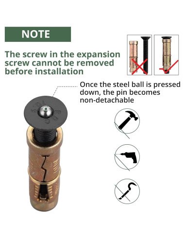 Anclaje de Suelo EYPINS de Acero Antirrobo para Motocicletas y Bicicletas