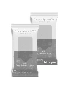 Toallitas Limpiadoras Swanky de Acero Inoxidable - 60 Unidades