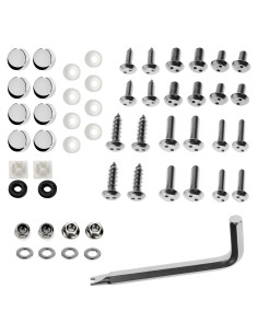 Kit de Tornillos de Seguridad LFPartS para Placa de Licencia