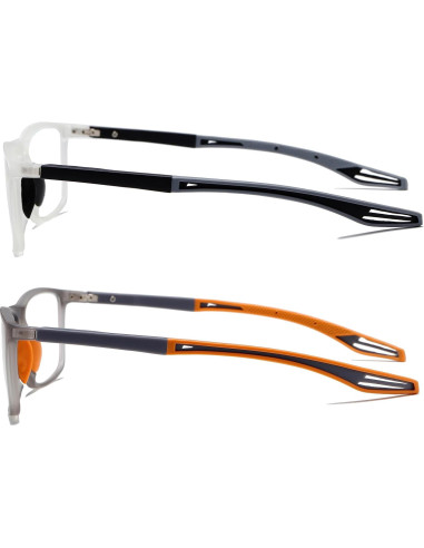 Gafas de lectura deportivas para hombres 1.5x anti luz azul