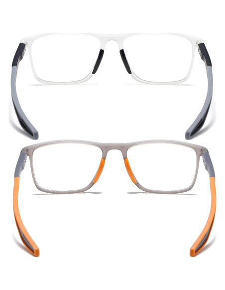 Gafas de lectura deportivas para hombres 1.5x anti luz azul