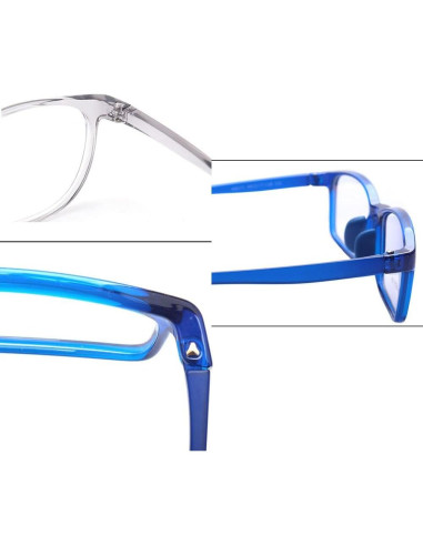 Piernas de Gafas para Niños JANKY Rosa Plegables Antideslizantes