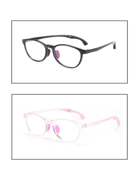 Piernas de Gafas para Niños JANKY Rosa Plegables Antideslizantes