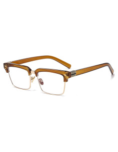 Gafas de Luz Azul SUNBSR para Mujeres y Hombres - Media Montura