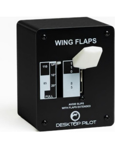 Panel de Flaps Desktop Pilot C172 con Indicador Motorizado 2