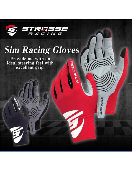 Guantes de Carreras STRASSE str50 Rojo Pequeño Antideslizante