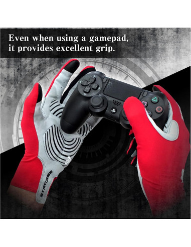 Guantes de Carreras STRASSE str50 Rojo Pequeño Antideslizante