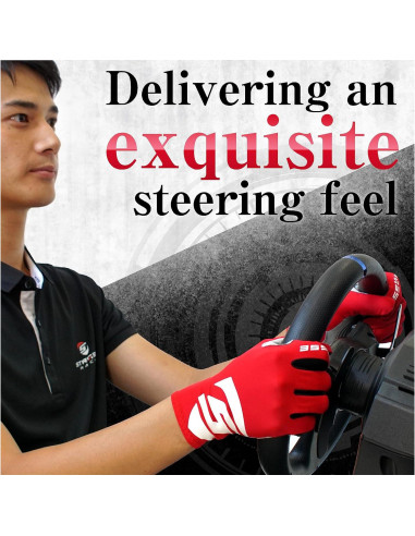 Guantes de Carreras STRASSE str50 Rojo Pequeño Antideslizante
