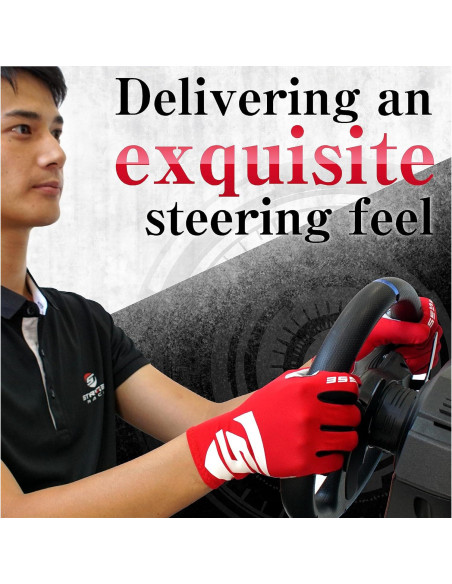Guantes de Carreras STRASSE str50 Rojo Pequeño Antideslizante