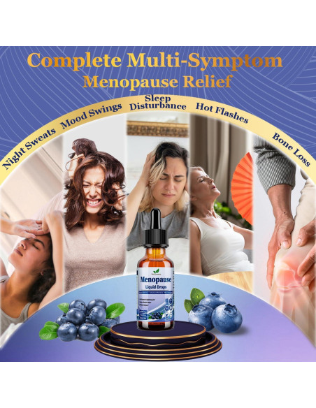 Suplemento Líquido Menopausia Vita PLynxera 60 ml Arándano