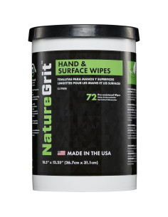 Toallitas Desengrasantes NatureGrit para Manos y Superficies 1 Paquete 2