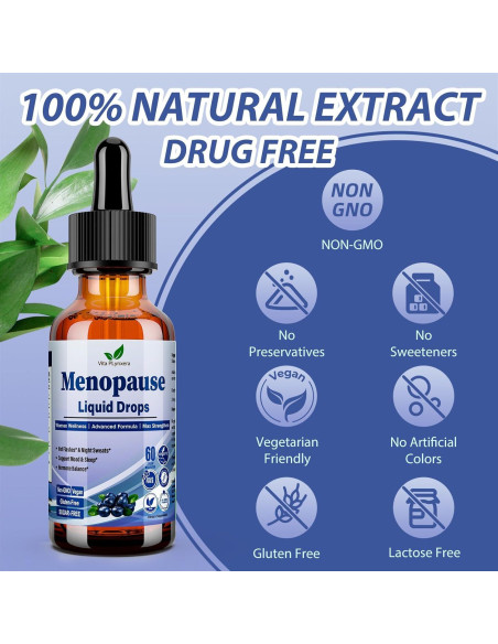 Suplemento Líquido Menopausia Vita PLynxera 60 ml Arándano