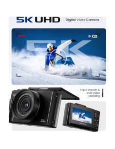 Cámara Digital IWOBAC WD08-5K 75MP 5K WiFi Zoom 18X 2