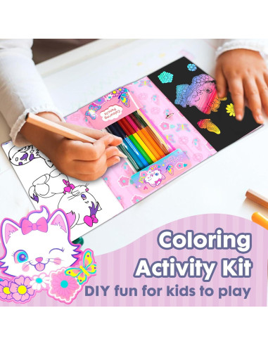 Kit de Colorear para Niños YOYTOO - 30 Páginas y Lápices