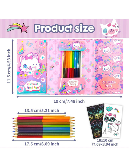 Kit de Colorear para Niños YOYTOO - 30 Páginas y Lápices