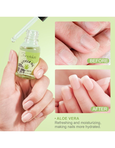 Aceite para Cutículas Foriotalas 15ml Jojoba Aloe Vera Hidratante